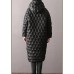 Warm Plus Size Winter Coats Black Hooded Zippered Parkas For Women