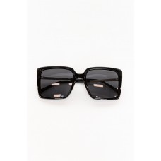 Ocean Drive Black Square Sunglasses